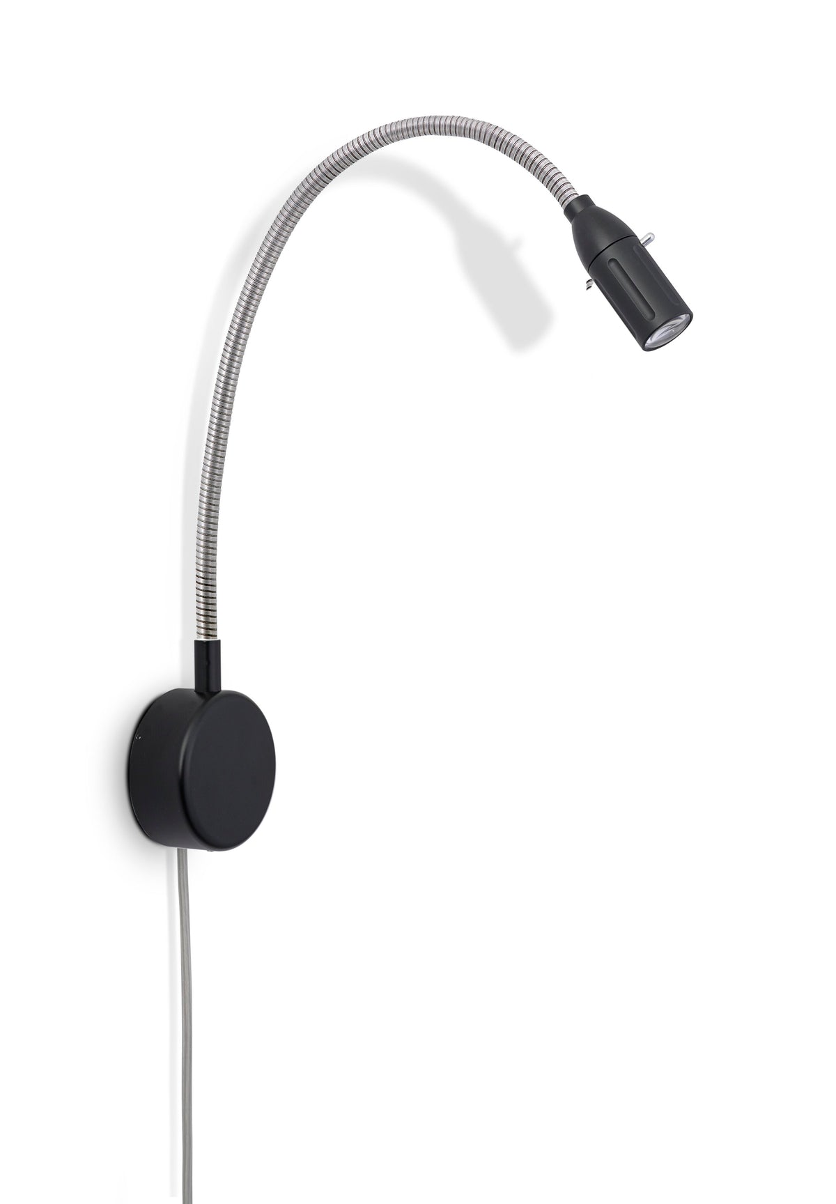Mit Zuleitung und Stecker